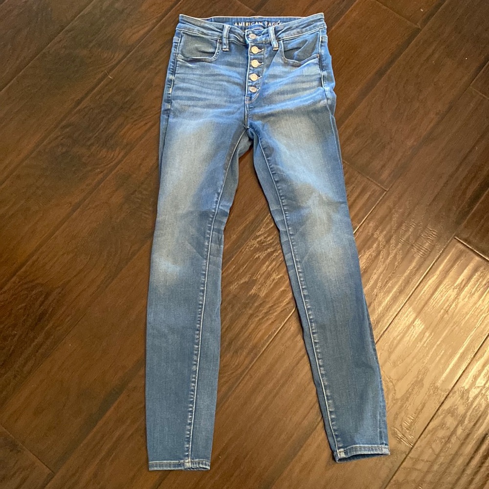 American Eagle super high rise Jegging next level stretch size 6